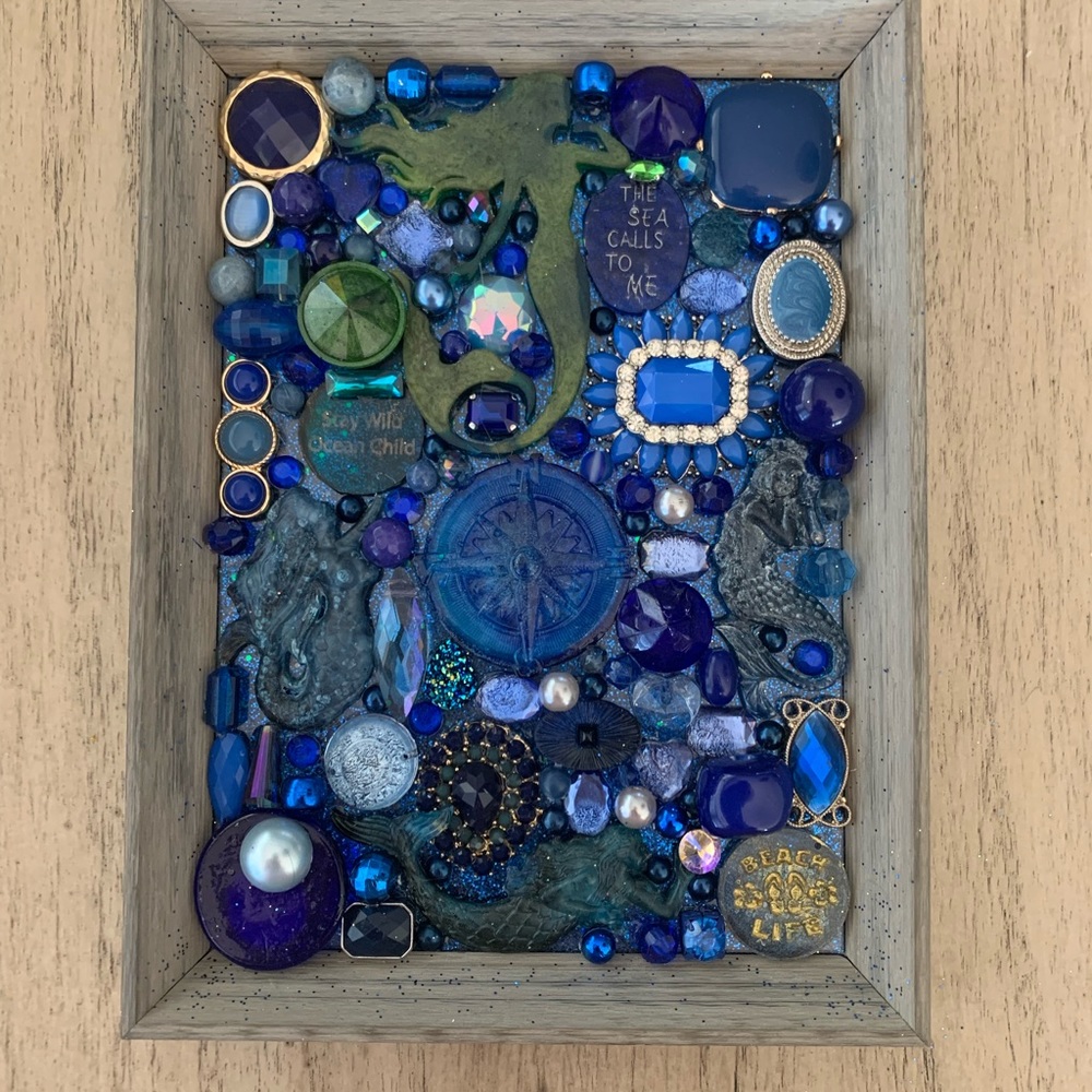 Blue Mermaid Art